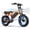 Orange, variant on Windhorse Electric Bike for Adults, 750W, 20 mph, 50-mile Range, 16x4 Fat Tire, Full Suspension, UL Certified All-Terrain Ebike