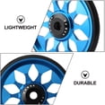 thumbnail image 3 of WHAMVOX 1Ensemble Vélo Pliant Bleu Roue Facile Alliage d'Aluminium Roue Auxiliaire Durable pour, 3 of 6