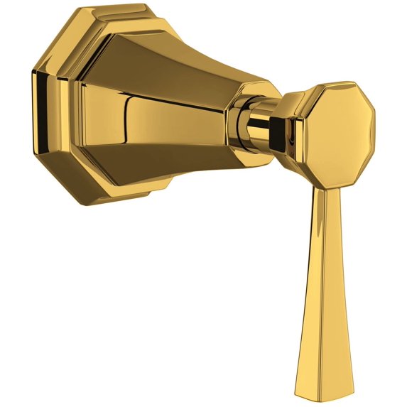 Perrin And Rowe U.3164Ls/To Deco Single Handle 2 Or 3 Function Diverter Valve Trim - Brass