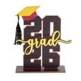 thumbnail image 1 of 2026 Graduation Party Decorations Setting Wooden "Congratulations On Graduation" Sign Suitable for Tiered Trays High School and College Party Decoration, 1 of 8