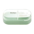 thumbnail image 1 of Milaget Compact with Cutter , Dustproof Pocket Size Cute Splitter Dispenser Dormitory Green, 1 of 9