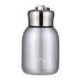 thumbnail image 2 of Stainless Steel Pot-bellied Cups Portable Thermal Cup Mini Bottle Cup Water Cups (silver), 2 of 3