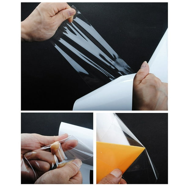 Aofa 3m Auto-Adhésif Transparent PVC Peinture Protection Film Autocollant  Anti-Rayures