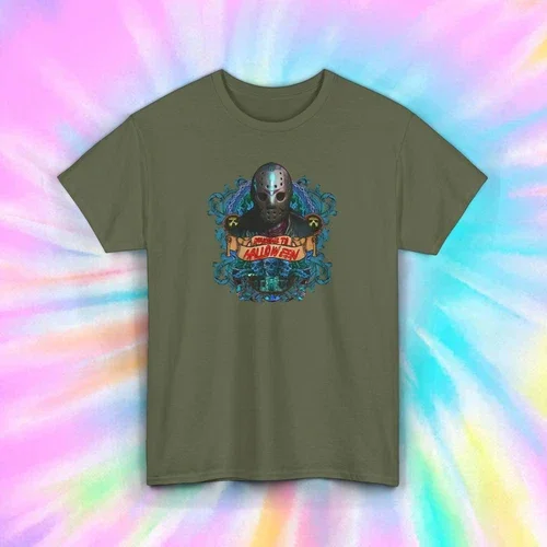 Jason Voorhees Halloween Tee | Friday the 13th Horror Shirt | Halloween Graphic