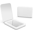 thumbnail image 1 of baomifa-Rechargeable Pocket Mirror, 1X/3X Magnification LED Compact Travel Makeup Mirror, 3 Colors Touch Dimmable, Folding, Handheld 2-Side Small Purse Mirrors for Women Gift, White, 1 of 4