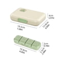 thumbnail image 5 of Osdhezcn Weekly Medicine Storage Case With Removable Dividers Easy Clean Durable Design, 5 of 20