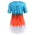 thumbnail image 2 of Talla grande Ombre Tie tinte de manga corta tee Rosegal Camisetas tallas grandes, 2 of 5
