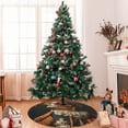 thumbnail image 7 of Yiaed Modern Cute Dog Print Christmas Tree Skirt , Tree SkirtsTree Mat for Christmas Winter Holiday Indoor Decorations-48", 7 of 7