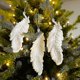 thumbnail image 1 of Colgantes de árbol Copo de nieve Ángel Ciervo Adornos colgantes Decoraciones navideñas para el hogar Niños Toy7pcs-blanco, 1 of 2