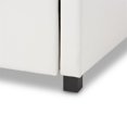 thumbnail image 3 of Frank Faux Leather Twin Daybed in White, 3 of 4