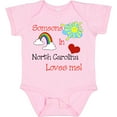 thumbnail image 3 of Inktastic Someone in North Carolina Loves Me Boys or Girls Baby Bodysuit, 3 of 5