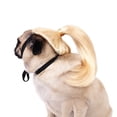 thumbnail image 3 of Pet Wigs for Dogs Wigs for Dogs Adjustable Elastic Band Trimmable Reusable Funny Dog Costume Wig for Small Medium Large Dogs Halloween Christmas Party Cosplay Accessory,F, 3 of 5