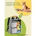 thumbnail image 3 of Bolsa de viaje para perros DELOMO, aprobada por la aerolínea, 25 litros, con accesorios, 3 of 7