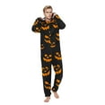 thumbnail image 1 of Birdeem Combinaison à Manches Longues pour Hommes, Mode d'Halloween, Imprimé à Rayures, Tenue Parent-Enfant Familiale, 1 of 3