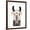 Brown Frame, variant on Art.com Hip Llama III Art Print by Victoria Borges, Brown Frame Wall Art, 32" x 40"