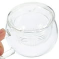 thumbnail image 6 of Strainer Filter Glass Cups Set Coffee Mugs Tea with Infuser Strainers for Loose Single Three Piece Suit, 6 of 6