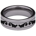 thumbnail image 4 of Maple Leaf Tungsten Carbide Ring, 4 of 9