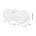 thumbnail image 2 of WEUVEB Caja De Almacenamiento Para Gafas Con Montaje En Pared Y Cubierta Transparente Resistente, 2 of 8
