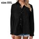 thumbnail image 2 of Camisa de pana de moda para mujer, camisa informal de manga larga con botones, parte superior Adepaton  BST3000187-5, 2 of 6