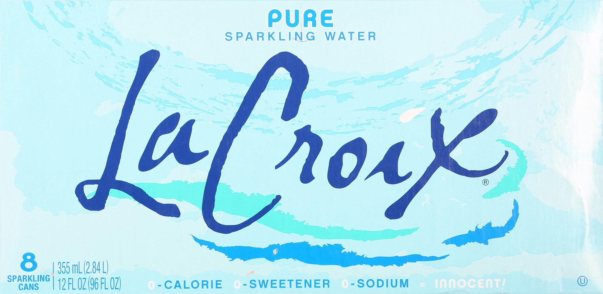 La Croix Sparkling Water Pure 8 Pack 12 oz (Pack Of 3)