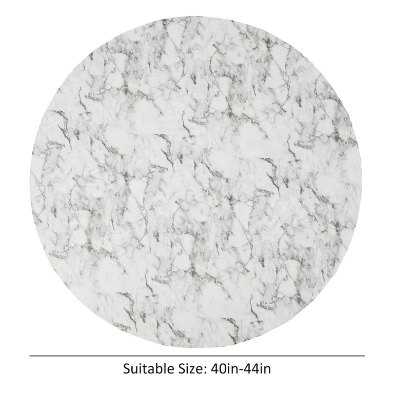 Jetcloudlive Marble Pattern Round Fitted Tablecloth photo 2