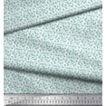 thumbnail image 2 of Soimoi Green Cotton Voile Fabric Garlic Vegetable Print Sewing Fabric Yard 42 Inch Wide, 2 of 3