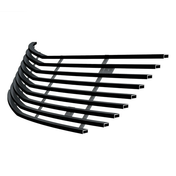 APS Compatible with Chevy Impala 2000-2005 Main Upper Stainless Steel SS Black Billet Front Grill Grille Insert C65741H