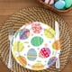 thumbnail image 4 of 20 Platos para Fiesta de Pascua | Vajilla de Papel Desechable Multicolor | Vajilla Grande de 23 X 23 Cm para Fiestas de Primavera | Duradera y Ecológica | Perfecta para Pascua, Fiestas de Primavera,, 4 of 6