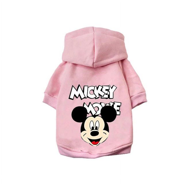 Disney Mickey Mouse cartoon Pet Dog Coat Pet Clothes Outdoor Dog Jacket Clothes Hoodie The Dog Face Breathable Small Medium Dog ShopWise Round