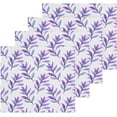 thumbnail image 2 of GZHJMY 6PCS Seamless Pattern with Purple Leaves Of Ludwigia Seaweed on White Background Towels Cotton Washcloths Set,Quick Drying & Absorbent Soft Bathroom Hand Towel Lightweight & Portable Fingertip, 2 of 7