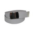 thumbnail image 1 of CTM® Cotton Adjustable Belt with Nickel Buckle, 1 of 2