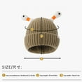 thumbnail image 3 of ToyKingdee Cute and Funny Knitted Beanie, Cartoon Glowing Little Monster Knit Hat with Eyes, Retractable Tentacles Beanie, 3 of 4