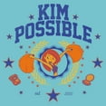 thumbnail image 2 of Girl's Kim Possible Cheerleader Kim Est. 2002  Graphic Tee Tahiti Blue Large, 2 of 4