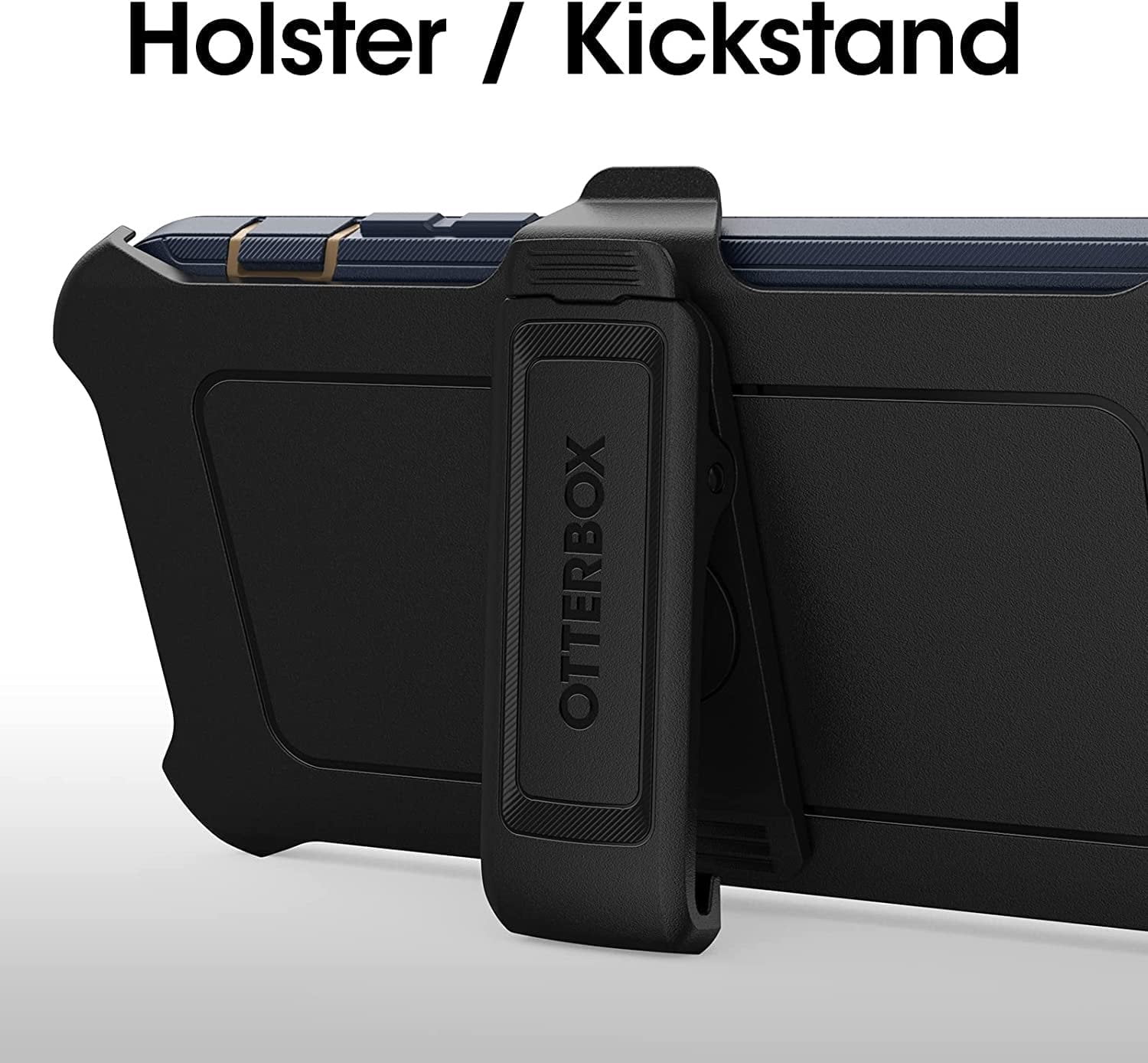 OtterBox Defender Series Screenless Edition Case for iPhone 14 Pro Max Only - Holster Clip Included - Non-Retail Packaging - Blue Suede Shoes
