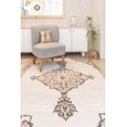 thumbnail image 5 of Furnish My Place Indoor Distressed Bohemian Rug with Jute Backing - 7 ft. 8 in. x 11 ft., Light Grey, Persian, Area Rug for Living Room, Bedroom, Hallway, 5 of 9