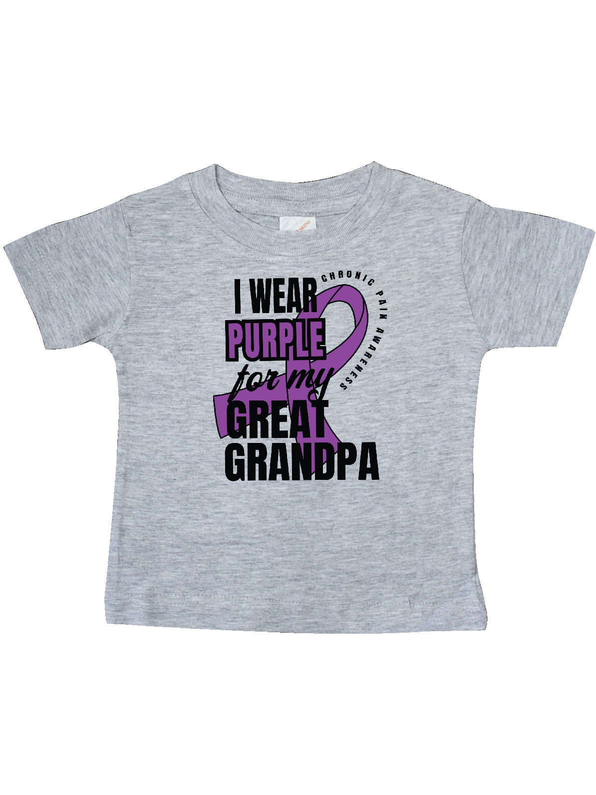 Chronic Pain I Wear Purple For My Great Grandpa Baby T-Shirt - Walmart ...