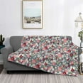 thumbnail image 2 of Fuzoiu Daisies Flowers Print Flannel Blanket,Throw Blanket,Flannel Home Decor,Fleece Bed Blankets,Cozy Soft Blanket for Bed, Sofa, Camping, and Travel-60"x50", 2 of 6