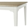 thumbnail image 4 of Riverside Furniture Myra Extendable Wood Dining Table in Natural and Paperwhite, 4 of 4