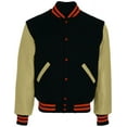thumbnail image 3 of Holloway Sportswear XL Varsity Jacket Black/Cream/Burnt Orange 224183, 3 of 4