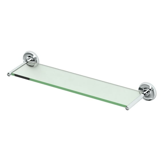 Gatco 5077 Designer II Vanity Glass Shelf, Chrome