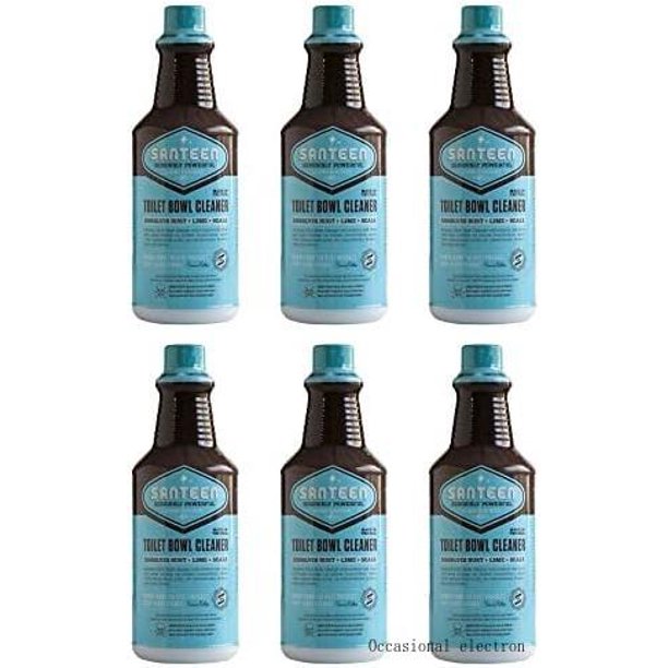 Santeen Toilet Bowl Cleaner & Delimer 6Pack Of 1Quart Bottles