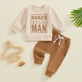 thumbnail image 2 of UAYOTSE Baby Little Boy Toddler 3M 6M 9M 2T 3T Fall Winter Playwear 2PCS Cute Sweatshirt + Pants Outfit Set Comfortable Clothes for Boys Dailywear,Sizes 18-24M, 2 of 8