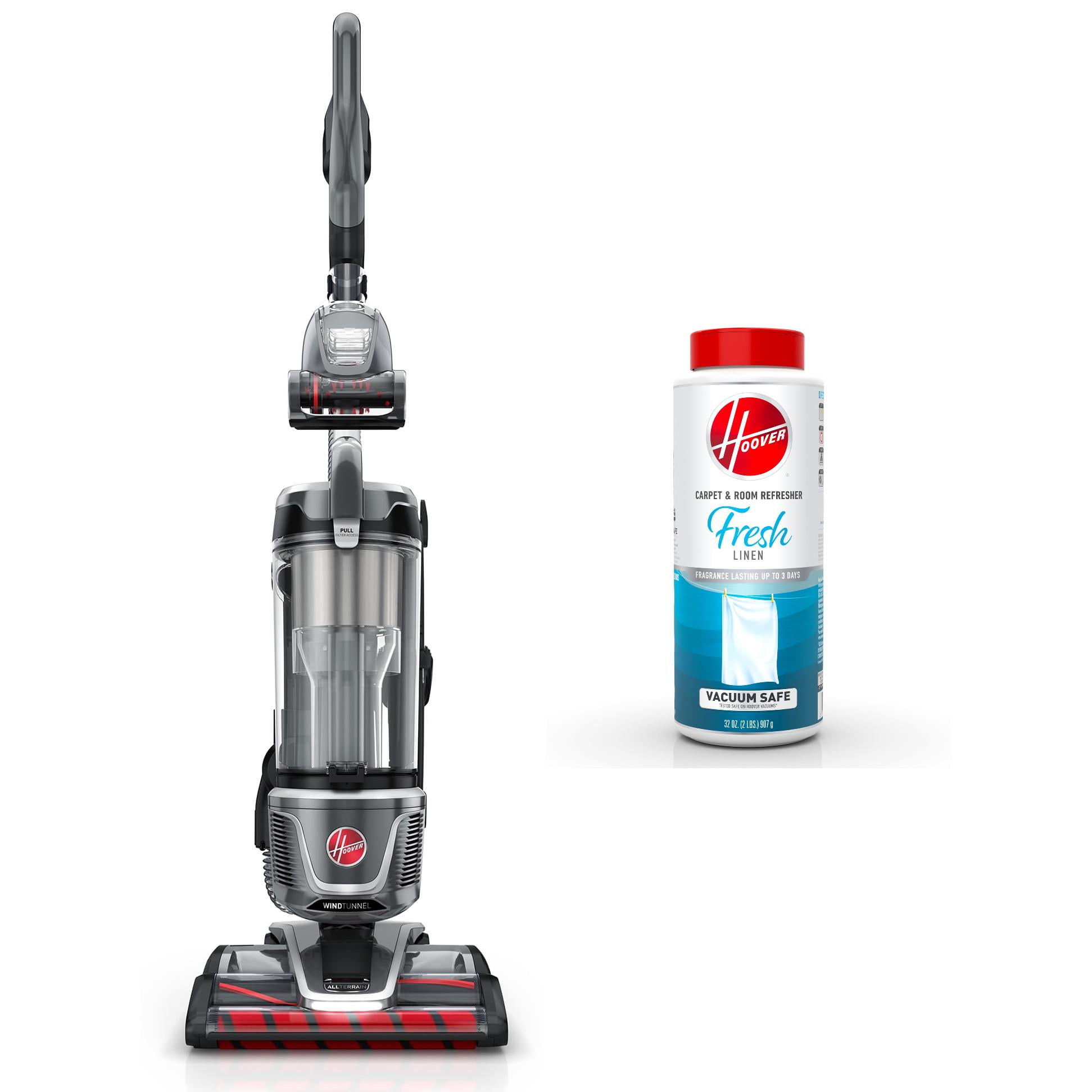 Hoover WindTunnel All Terrain Bagless Upright Vacuum Cleaner UH77210V + Fresh Powder