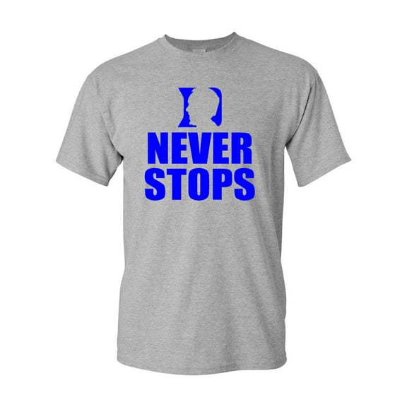 Coach K Never Stops Adult T-Shirt Tee
