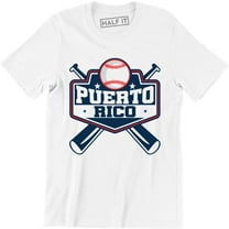 Puerto Rico Flag World Cup Baseball Puerto Rican National Flag Men's T-Shirt