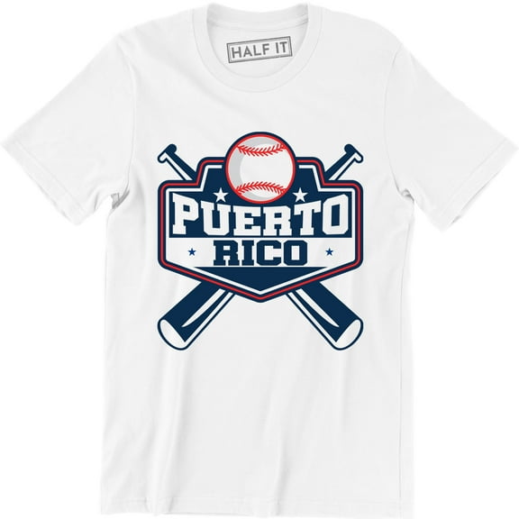 Puerto Rico Flag World Cup Baseball Puerto Rican National Flag Men's T-Shirt