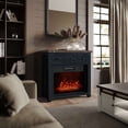 thumbnail image 2 of Jofran Hearthside Modern Rustic 32" Electric LED Fireplace 5000 BTU Console TV Stand, 2 of 6