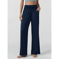 thumbnail image 5 of SOMER Women's Wide Leg Palazzo Lounge Pants with Pockets Light Weight Loose Comfy Casual Pajama Pants, 5 of 6