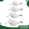thumbnail image 2 of Exquisite 64 Oz Clear Square Plastic Serving Bowls 6 Pack | Disposable Salad Bowls For Parties & Catering, 2 of 7