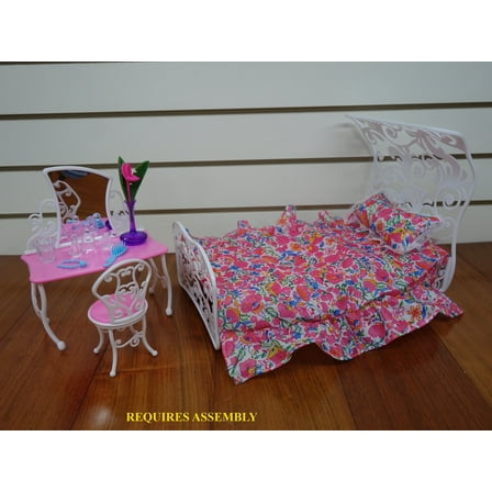 My Fancy Life Sweet Dream Bedroom Doll Furniture, 4 Pieces